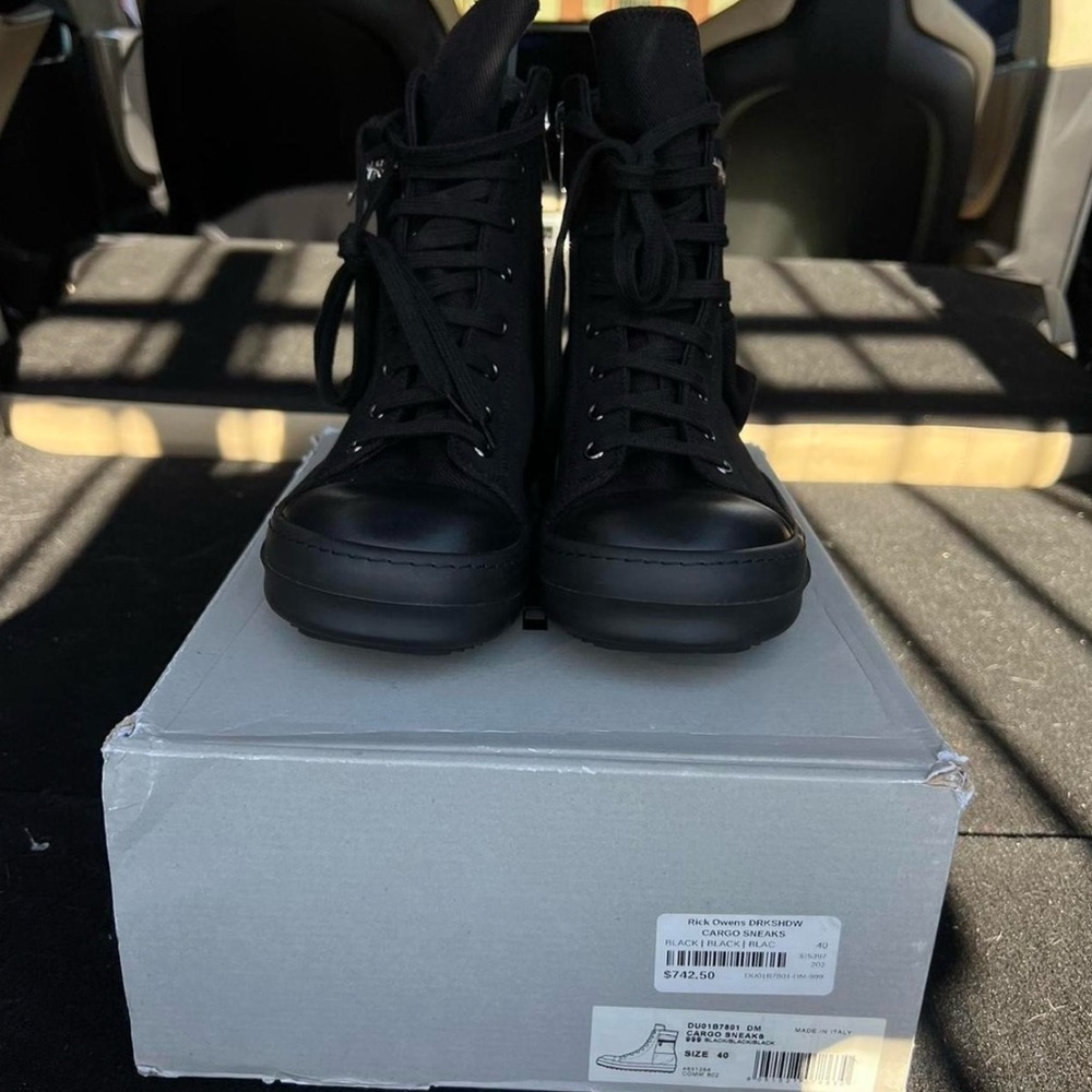 Rick Owen DrkShdw Cargo sneaks